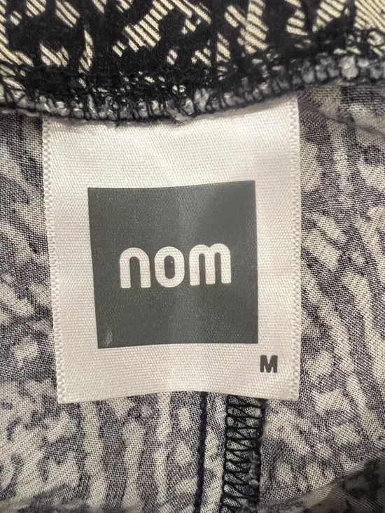 Nom Black & Tan print Joggers | Front & Back Pockets | Size M | Like New - Picture 10 of 10